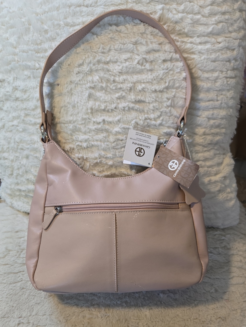 Giani Bernini Light Blush Pink Shoulder Bag